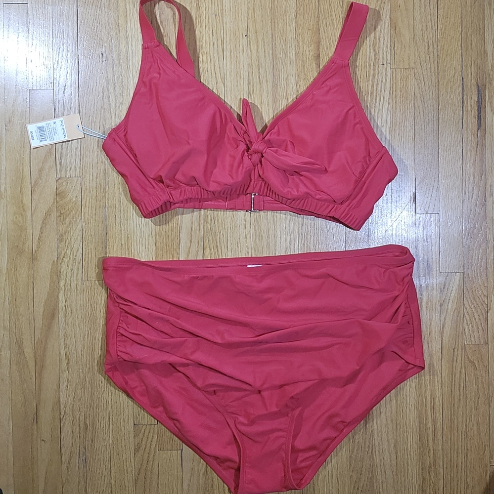 NWT Kona Sol Red Bikini Set